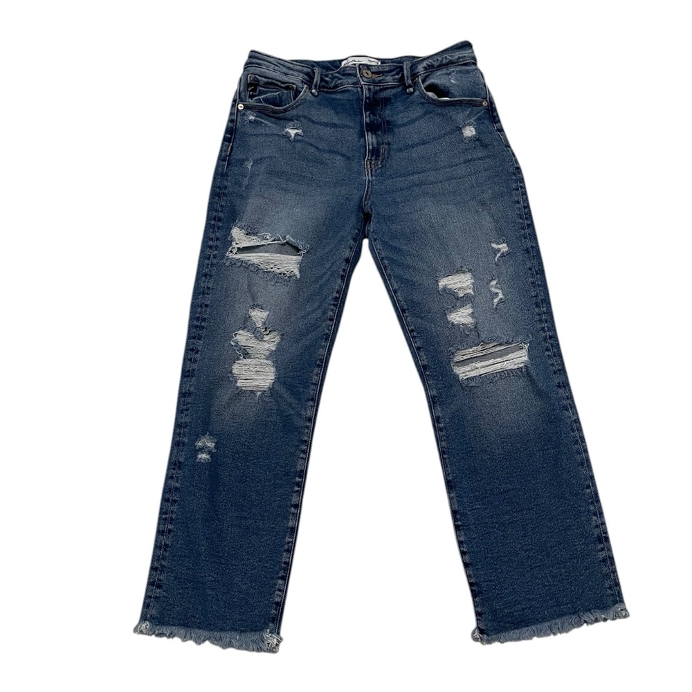 KanCan Exclusively for Maurices med‎ Wash Distressed Size 28 crop